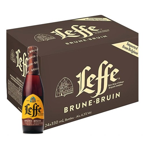Bia Leffe Brune 6,5% (24 chai x 330ml)