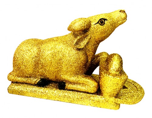 Mô hình Trâu vàng nằm (60cm)